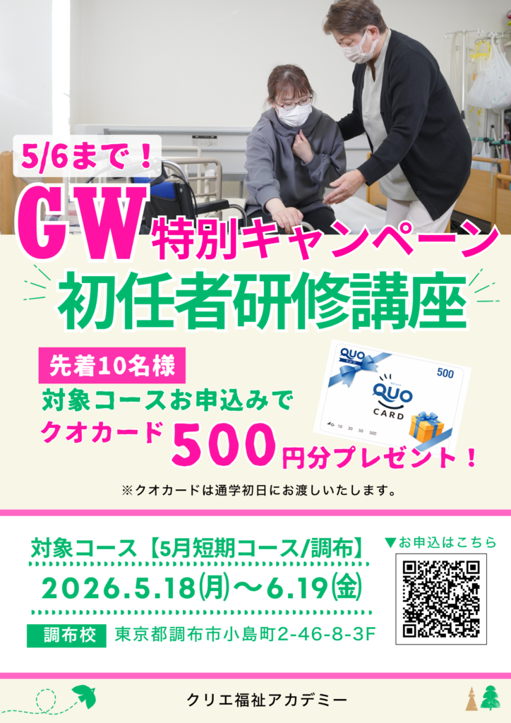 GW特別企画クオカード500円分プレゼント